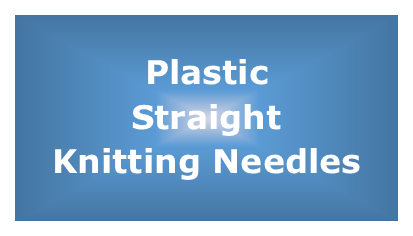 Plastic Straight Knitting Needles